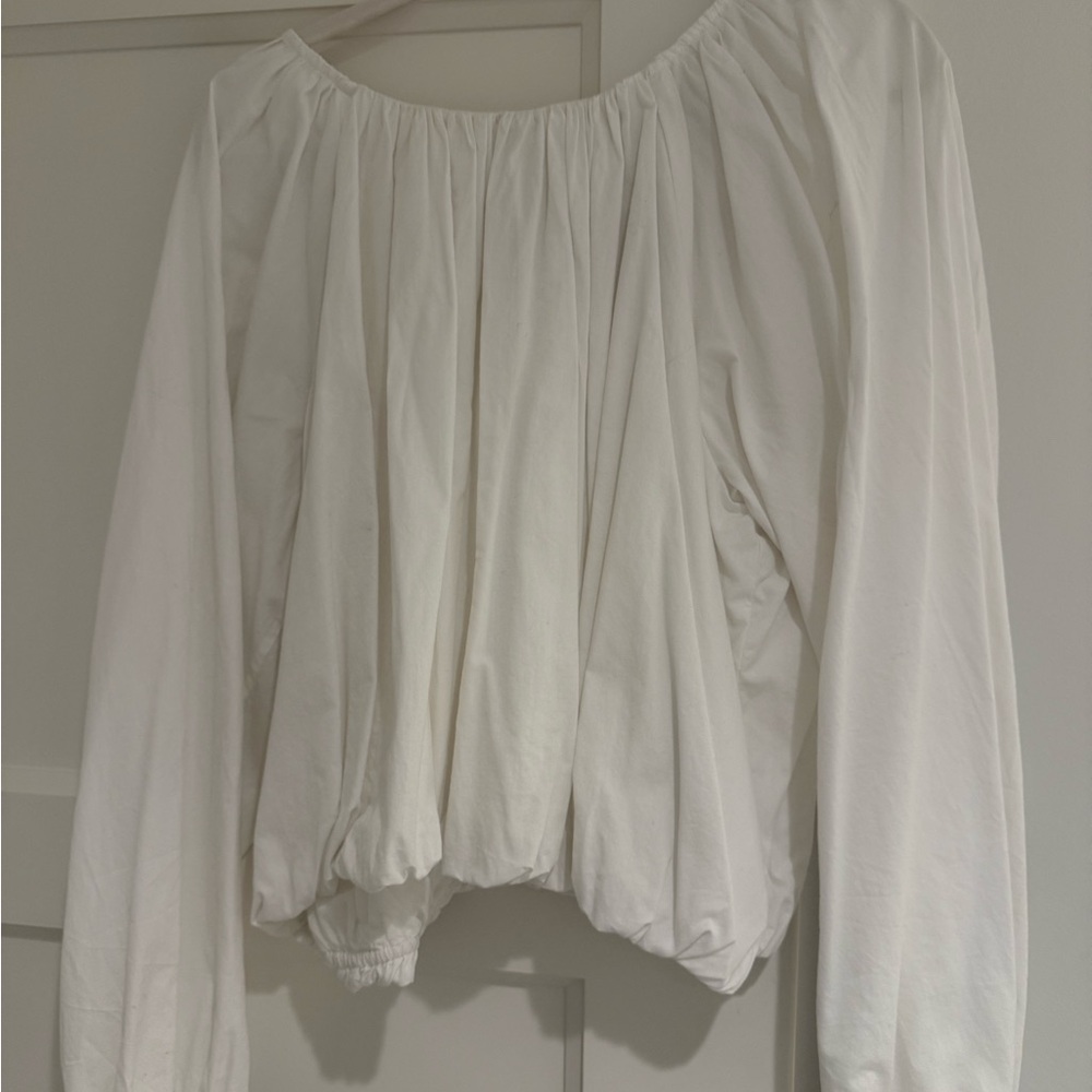 Anthropologie White Blouse